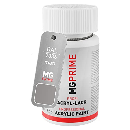 MG PRIME RAL 7036 Platingrau/Platinum grey matt Lackstift 50 ml schnelltrocknend von MG PRIME