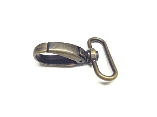 Karabiner für Schultergurt aus braunem Messing, 5 cm von MG