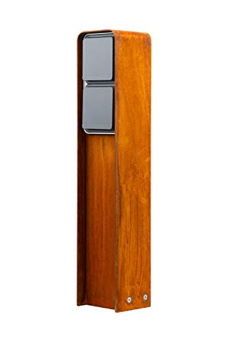 MG-Elektro Steckdosensäule (Corten) | Außensteckdose wetterfest IP55, Rost, Modernes Design & Premium Qualität MG-Elektro Steckdosensäule (Corten) | Außensteckdose wetterfest IP55, Rost, Modernes Design & Premium Qualität von MG-Elektro