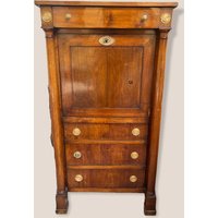 Antikes Secretaire-Möbel Mit Kipper, 1800Er-Zeit, Empire-stil von MGArt1971