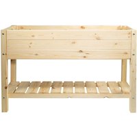 Hochbeet Massiv l 118x40x78cm Kiefernholz natur - Mgc24 Hochbeet Massiv l 118x40x78cm Kiefernholz natur - Mgc24 von MGC24