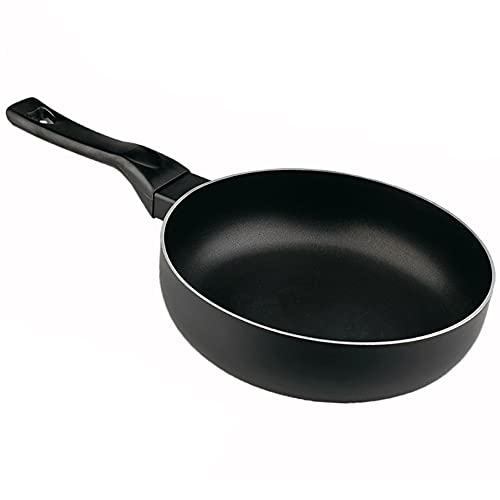 MGE - Wok-Pfanne - Fritier-Bratpfanne mit Antihaftbeschichtung - Frittierpfanne - Professionelle Pfanne - Induktion - Schwarz - Ø 24 cm von MGE World