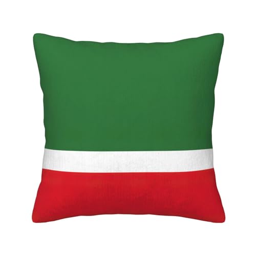 MGGAklp Dekorativer Kissenbezug mit Flagge der Tschetschenischen Republik, für Sofa, Wohnzimmer, Couch, Bett MGGAklp Dekorativer Kissenbezug mit Flagge der Tschetschenischen Republik, für Sofa, Wohnzimmer, Couch, Bett von MGGAklp
