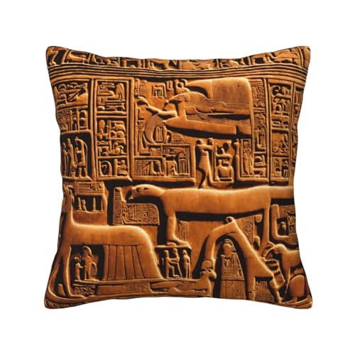 MGGAklp Dekorativer Kissenbezug mit Indianer-Druck, aus Kordsamt, für Sofa, Wohnzimmer, Couch, Bett von MGGAklp