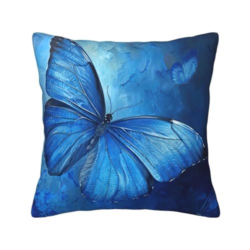 MGGAklp Dekorativer Kissenbezug mit Schmetterlings-Aufdruck, Kordsamt, für Sofa, Wohnzimmer, Couch, Bett MGGAklp Dekorativer Kissenbezug mit Schmetterlings-Aufdruck, Kordsamt, für Sofa, Wohnzimmer, Couch, Bett von MGGAklp