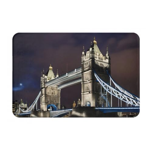 MGGAklp Fußmatte mit Aufdruck "Tower Bridge in London", rutschfest und wasserabsorbierend, für Innen- und Außenbereich MGGAklp Fußmatte mit Aufdruck "Tower Bridge in London", rutschfest und wasserabsorbierend, für Innen- und Außenbereich von MGGAklp