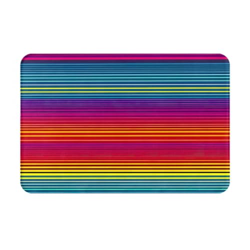 MGGAklp Fußmatte mit Regenbogen-Muster, rutschfest, wasserabsorbierend, für Innen- und Außenbereich MGGAklp Fußmatte mit Regenbogen-Muster, rutschfest, wasserabsorbierend, für Innen- und Außenbereich von MGGAklp