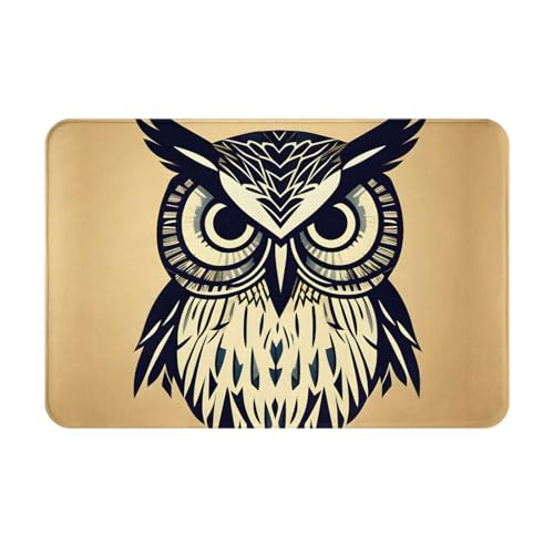 MGGAklp Fußmatte mit niedlichem Eulen-Motiv, rutschfest und wasserabsorbierend, für Innen- und Außenbereich MGGAklp Fußmatte mit niedlichem Eulen-Motiv, rutschfest und wasserabsorbierend, für Innen- und Außenbereich von MGGAklp