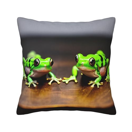 MGGAklp Niedlicher und lustiger Kissenbezug mit Frösch-Aufdruck, Kordsamt, dekorative Kissenbezüge für Sofa, Wohnzimmer, Couch, Bett MGGAklp Niedlicher und lustiger Kissenbezug mit Frösch-Aufdruck, Kordsamt, dekorative Kissenbezüge für Sofa, Wohnzimmer, Couch, Bett von MGGAklp