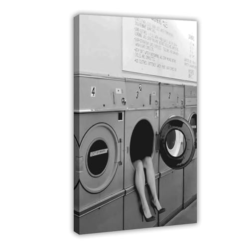 Leinwandposter mit hohem Absatz in der Waschmaschine, Wandkunst, Dekordruck, Bild Gemälde für Wohnzimmer, Schlafzimmer, Dekoration, 40 x 60 cm Leinwandposter mit hohem Absatz in der Waschmaschine, Wandkunst, Dekordruck, Bild Gemälde für Wohnzimmer, Schlafzimmer, Dekoration, 40 x 60 cm von MGHDGD