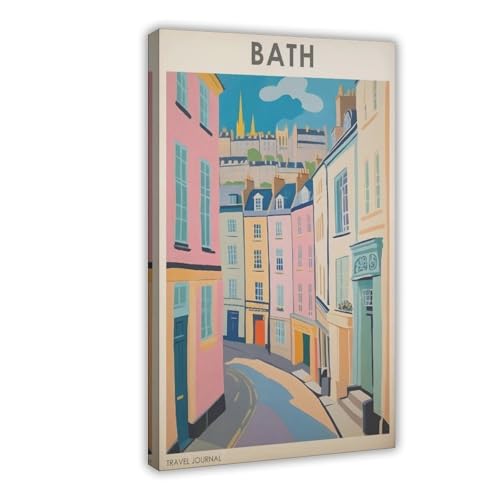 MGHDGD Bad-Reise, Bad-Poster, Leinwand-Poster, Schlafzimmer, Dekoration, Landschaft, Büro, Raumdekoration, Geschenk, 60 x 90 cm MGHDGD Bad-Reise, Bad-Poster, Leinwand-Poster, Schlafzimmer, Dekoration, Landschaft, Büro, Raumdekoration, Geschenk, 60 x 90 cm von MGHDGD