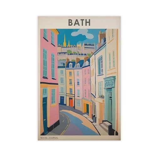 MGHDGD Bad-Reise, Bad-Poster, Leinwand-Poster, Wandkunst, Dekordruck, Bild Gemälde für Wohnzimmer, Schlafzimmer, Dekoration, 30 x 45 cm MGHDGD Bad-Reise, Bad-Poster, Leinwand-Poster, Wandkunst, Dekordruck, Bild Gemälde für Wohnzimmer, Schlafzimmer, Dekoration, 30 x 45 cm von MGHDGD