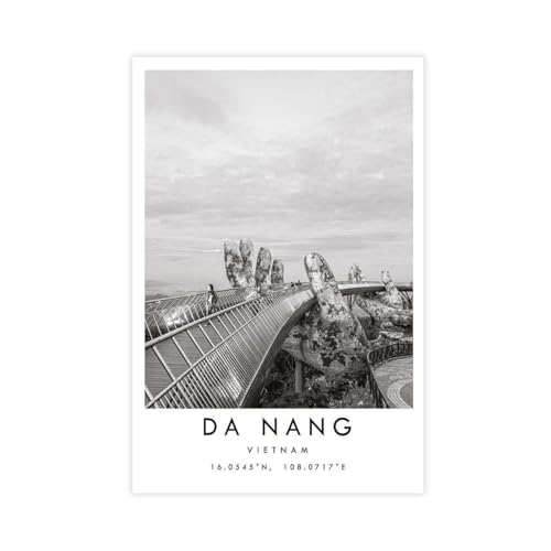 MGHDGD Da Nang Reise, Vietnam, Poster, Leinwand, Poster, Schlafzimmer, Dekoration, Landschaft, Büro, Raumdekoration, Geschenk, 50 x 75 cm MGHDGD Da Nang Reise, Vietnam, Poster, Leinwand, Poster, Schlafzimmer, Dekoration, Landschaft, Büro, Raumdekoration, Geschenk, 50 x 75 cm von MGHDGD
