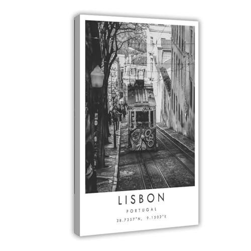 MGHDGD Lissabon-Reise, Lissabon-Poster, Leinwand-Poster, Schlafzimmer-Dekor, Landschaft, Büro, Raumdekoration, Geschenk, 40 x 60 cm MGHDGD Lissabon-Reise, Lissabon-Poster, Leinwand-Poster, Schlafzimmer-Dekor, Landschaft, Büro, Raumdekoration, Geschenk, 40 x 60 cm von MGHDGD