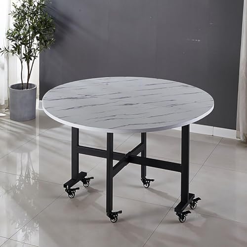 MGHRUE Klappbarer Esstisch Mit 6 Rädern, Platzsparender Klapp-Esstisch, Für Küche, Esszimmer, Schlafzimmer, Restaurant, Multifunktionaler ESS- Und Küchentisch,Grau,120cm MGHRUE Klappbarer Esstisch Mit 6 Rädern, Platzsparender Klapp-Esstisch, Für Küche, Esszimmer, Schlafzimmer, Restaurant, Multifunktionaler ESS- Und Küchentisch,Grau,120cm von MGHRUE