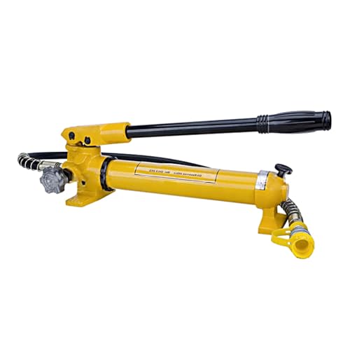 Handbetriebene Hydraulikpumpe mit 2800 CCM Ölspeicherkapazität, CP-800, handbetriebene Pumpe mit vibrationshemmendem Manometer, Hydraulikpumpe mit ZG3/8-Gewinde (CP-390-Manometer) von MGNSJGYXN