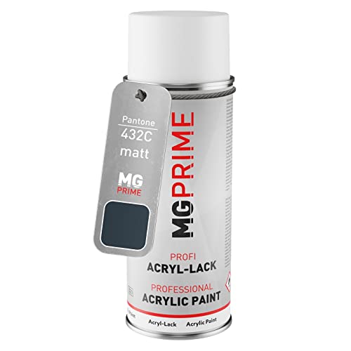 MG PRIME Pantone 432C Grey Spraydose 400 ml matt schnelltrocknend von MG PRIME