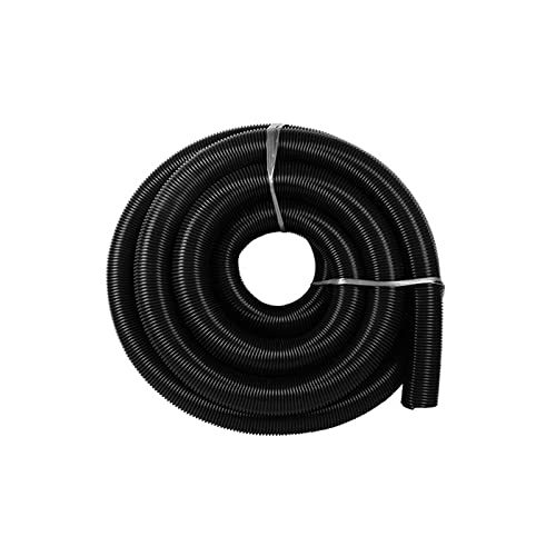 MGRAS Inner 38mm Staubsauger-Gewindeschlauch-Strohhalme Weiche Rohre Staubsaugerbalg Zubehör Vakuumröhre 1/2/3/4/5/5/7/8 Meter Hoover-Teile und -Zubehör (Color : Black-5m (38mm)) von MGRAS