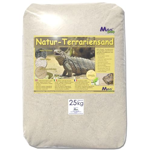 MGS SHOP 25 kg Terrariensand Natur BEIGE weich 2-4 mm MGS SHOP 25 kg Terrariensand Natur BEIGE weich 2-4 mm von MGS SHOP