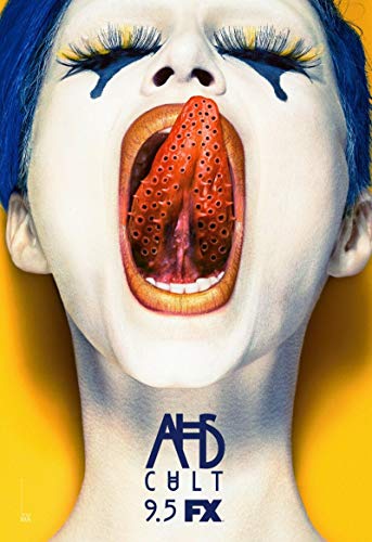 MGSHN 2017 Staffel 7-Kult Promo Poster American Horror Story Kunst Cover Art Poster Cover Poster | Wandkunst Druck auf Leinwand Grafik 50x70cm ohne Rahmen von MGSHN