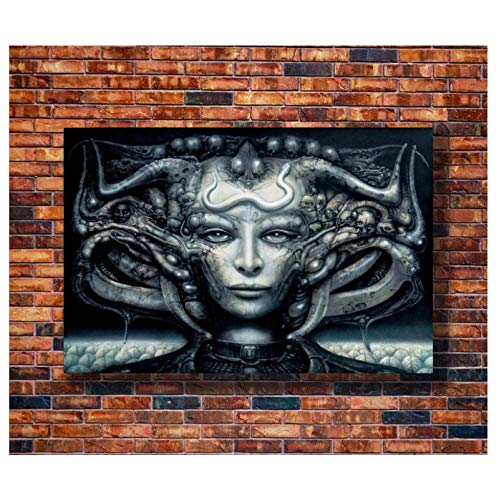 MGSHN Hr Giger Li II Klassische Leinwand Malerei Poster Wandkunst Raumdekor Kunstwerk gedruckt auf Leinwand -24x36 Zoll (60x90cm) Kein Rahmen von MGSHN