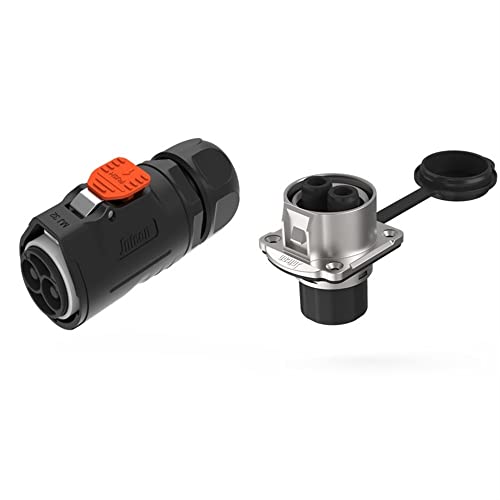 MGTCAR 1 STÜCK 100A2 Kern Luftfahrt Stecker 3Pin80A Metallschnalle wasserdichter Stecker 5AWG Stecker und Buchse Stoßverbindung 6AWG (Size : 120A Aviation Plug) von MGTCAR