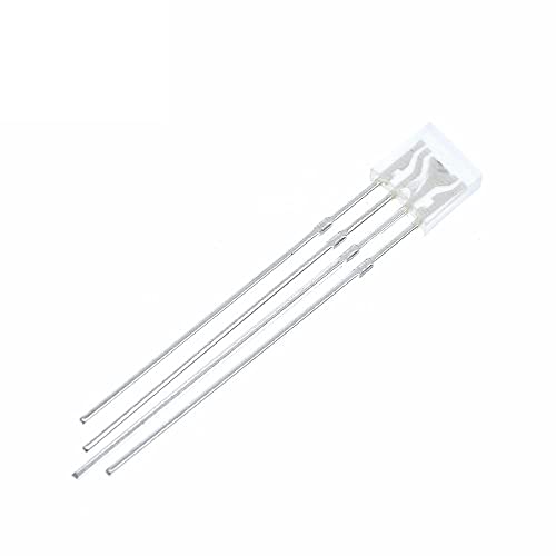 MGTCAR 10 Stück Rechteckige LEDs 255 Dioden RGB LED Diffuse Kathode/Anode Quadrat 2 * 5 * 5 mm Rot Grün Blau Leuchtdioden DIY Diodo (Color : 10xCommon Cathode) von MGTCAR