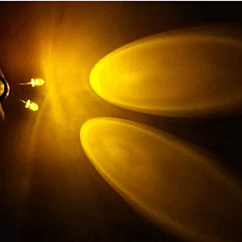 MGTCAR 100 STÜCKE 5mm LED Flicker Dioden Blinken Gelb Blinkende Kerze Leuchtdiode Flackernde Flash Blink LED Diodo Intermitente von MGTCAR