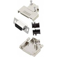 MH Connectors MHD45ZK9-DM9S-K D-SUB Buchsenleisten-Set 45° Polzahl (num): 9 Lötkelch von MH CONNECTORS