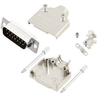 MH Connectors MHDM15-DB15P-K D-SUB Stiftleisten-Set 180° Polzahl (num): 15 Lötkelch 1St. von MH CONNECTORS