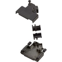 Mh Connectors - MHD45ZK-9-BK-K 6560-0116-11 d-sub Gehäuse Polzahl: 9 Metall 45 ° Schwarz 1 St. von MH CONNECTORS