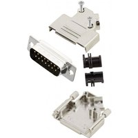 Mh Connectors - MHD45ZK15-DM15P-K d-sub Stiftleisten-Set 45 ° Polzahl: 15 Lötkelch 1 St. von MH CONNECTORS