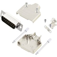 Mh Connectors - MHDM15-DM15P-K d-sub Stiftleisten-Set 180 ° Polzahl: 15 Lötkelch 1 St. von MH CONNECTORS