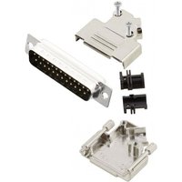 Mh Connectors - MHD45ZK25-DM25P-K d-sub Stiftleisten-Set 45 ° Polzahl: 25 Lötkelch 1 St. von MH CONNECTORS