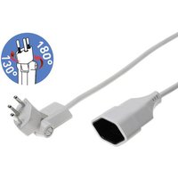 MH Clip-Clap 129045 Strom Verlängerungskabel Weiß 5.00m H05VV-F 3G 1,0mm² von MH Clip-Clap