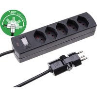 MH Safety-Line 114968 Steckdosenleiste mit Schalter 5fach Schwarz 1St. von MH Safety-Line