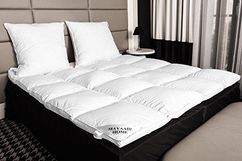 HS72 MATRATZENAUFLAGE MATRATZEN Topper Auflage 160x200 cm ca 4800 Gr. DAUNEN - Federn 100% Natur HS72 MATRATZENAUFLAGE MATRATZEN Topper Auflage 160x200 cm ca 4800 Gr. DAUNEN - Federn 100% Natur von MH