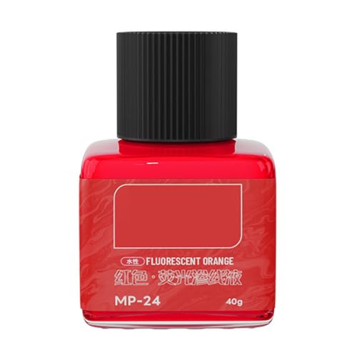 40 ml fluoreszierende Strichdurchdringungsflüssigkeiten, Leuchtprojekte für Nachtleuchten, ideal für Künstler und Bastler, Künstler, fluoreszierende Flüssigkeit von MHADBKH