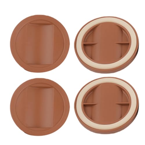 4pcs Möbelstuhl Radstopper Gummi Betten Rahmen Stopper Nicht Klimaanlage Fixierstuhl Fußpolster Möbel Caster Cups Gummimöbel Caster Tasse Bettstopper von MHADBKH