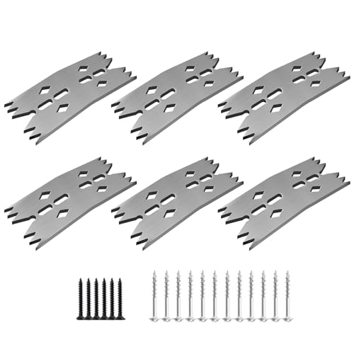 6 Stück Platten-Klemmhunde für Holzbearbeitungswerkzeuge, Quetschhunde, Fräserschlitten, Abflachplatten und Bänke, Hunde-Halteklammern, Platten-Halteklammern von MHADBKH