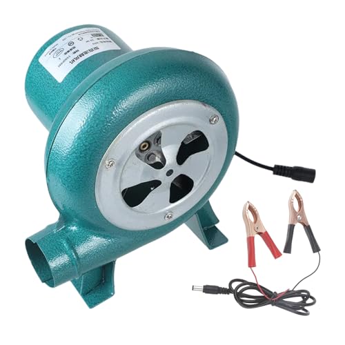 Barbecue Fan BBQ Blower with Duct Iron Gear Portable Manual Blower for Camping Picnics Outdoor Grill Accessories von MHADBKH
