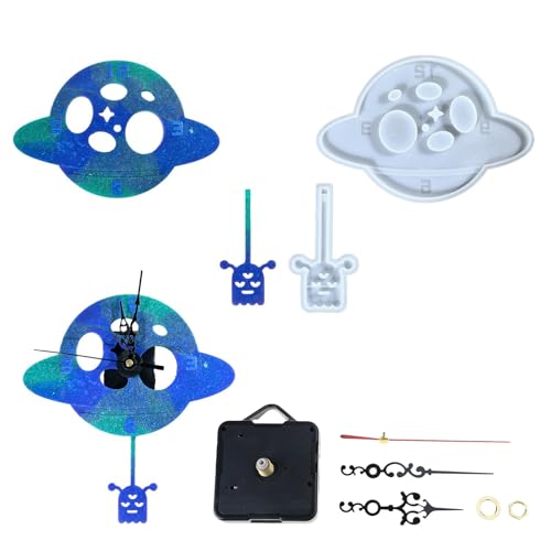 Einfach zu lösende Planetenpendel, Uhr und Heimdekoration, Wandbehang, Zubehör, Silikonform, Schmuckzubehör, einzigartige Form Einfach zu lösende Planetenpendel, Uhr und Heimdekoration, Wandbehang, Zubehör, Silikonform, Schmuckzubehör, einzigartige Form von MHADBKH