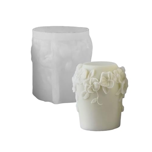 Einfach zu verwendende Silikonform für Kerzen, Seife, Ranken, Blumen, Harzprojekte, Silikonstruktur für Kerzen Einfach zu verwendende Silikonform für Kerzen, Seife, Ranken, Blumen, Harzprojekte, Silikonstruktur für Kerzen von MHADBKH