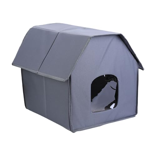 Einfache Montage Outdoor Katzen Haus Isoliert für Winter Wetterfest Haustier Shelter Bequem Faltbar Haustier Einfache Montage Outdoor Katzen Haus Isoliert für Winter Wetterfest Haustier Shelter Bequem Faltbar Haustier von MHADBKH