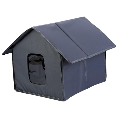 Einfache Montage Outdoor Katzen Haus Isoliert für Winter Wetterfest Haustier Shelter Bequem Faltbar Haustier Einfache Montage Outdoor Katzen Haus Isoliert für Winter Wetterfest Haustier Shelter Bequem Faltbar Haustier von MHADBKH