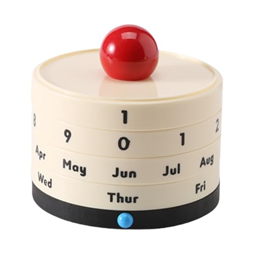 Einzigartiger Ball Ewiger Kalender mit Drehfunktion für Zuhause und Büro Dekoration Raumeinstellung Ornamente Dekoball Einzigartiger Ball Ewiger Kalender mit Drehfunktion für Zuhause und Büro Dekoration Raumeinstellung Ornamente Dekoball von MHADBKH