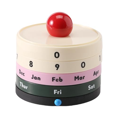 Einzigartiger Ball Ewiger Kalender mit Drehfunktion für Zuhause und Büro Dekoration Raumeinstellung Ornamente Dekoball Einzigartiger Ball Ewiger Kalender mit Drehfunktion für Zuhause und Büro Dekoration Raumeinstellung Ornamente Dekoball von MHADBKH