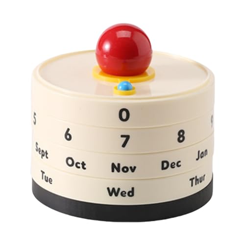 Einzigartiger Ball Ewiger Kalender mit Drehfunktion für Zuhause und Büro Dekoration Raumeinstellung Ornamente Dekoball Einzigartiger Ball Ewiger Kalender mit Drehfunktion für Zuhause und Büro Dekoration Raumeinstellung Ornamente Dekoball von MHADBKH