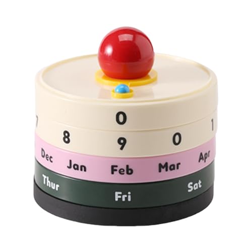 Einzigartiger Ball Ewiger Kalender mit Drehfunktion für Zuhause und Büro Dekoration Raumeinstellung Ornamente Dekoball Einzigartiger Ball Ewiger Kalender mit Drehfunktion für Zuhause und Büro Dekoration Raumeinstellung Ornamente Dekoball von MHADBKH