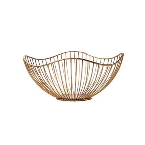 Eleganter Esstisch, Obstkorb, Metalldraht, Aufbewahrungsschale für Eier, Snacks, Brot, Heimdekoration, Zubehör aus Metall Eleganter Esstisch, Obstkorb, Metalldraht, Aufbewahrungsschale für Eier, Snacks, Brot, Heimdekoration, Zubehör aus Metall von MHADBKH
